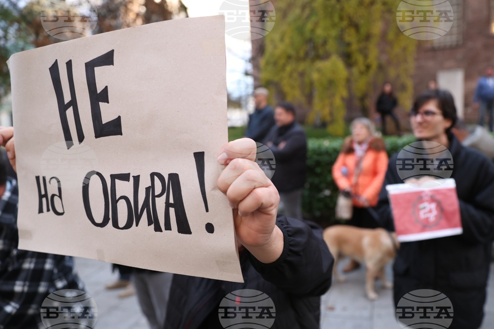 Протест - синя и зелена зона