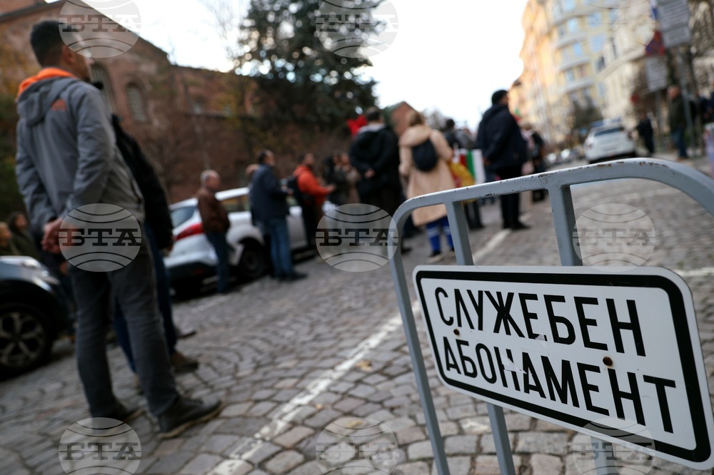 Протест - синя и зелена зона