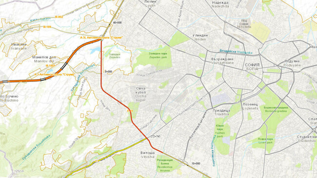 Доизграждането на близо 8-километровия участък от Софийски околовръстен път, ще бъде един от най-сложните инфраструктурни проекти, посочват от АПИ