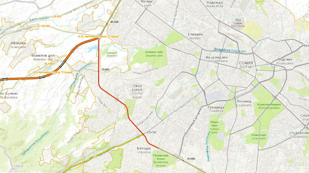 Доизграждането на близо 8-километровия участък от Софийски околовръстен път ще бъде един от най-сложните инфраструктурни проекти, посочват от АПИ