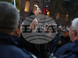 Протест - синя и зелена зона