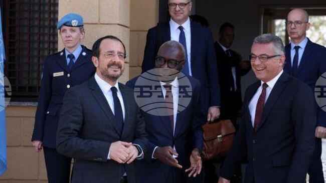 КНА: Кипърските лидери Христодулидис и Ерхюрман се договориха за обща среща с личния пратеник на генералния сектерар на ООН през декември