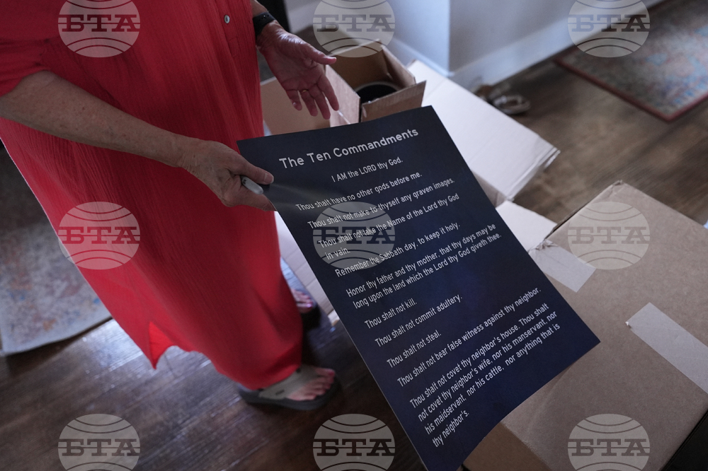 CORRECTION Ten Commandments Texas