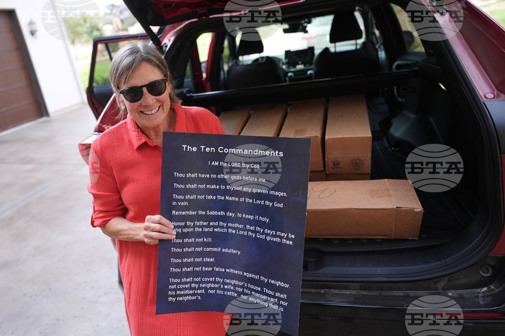 CORRECTION Ten Commandments Texas