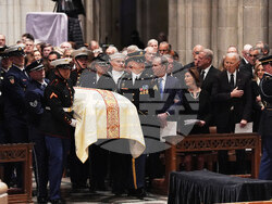 APTOPIX Cheney Funeral