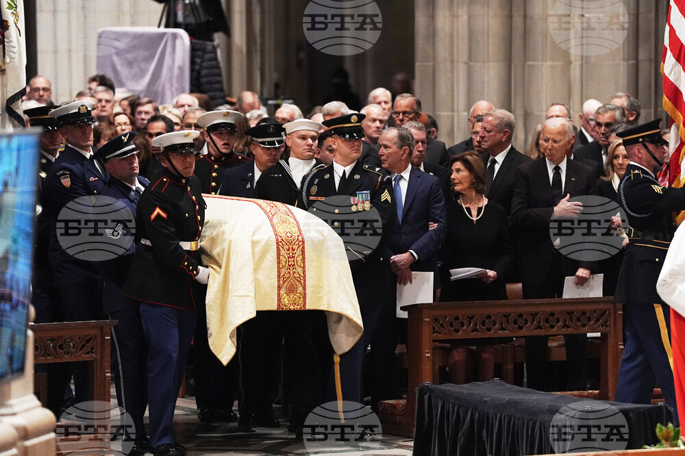 APTOPIX Cheney Funeral