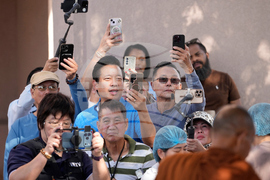 Monks Walk for Peace Accident