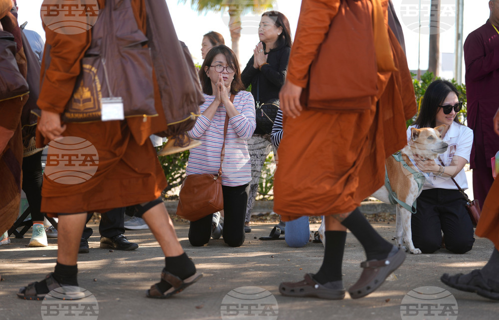 Monks Walk for Peace Accident