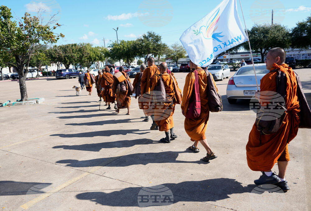 Monks Walk for Peace Accident