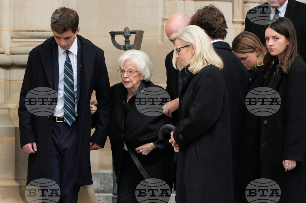 APTOPIX Cheney Funeral