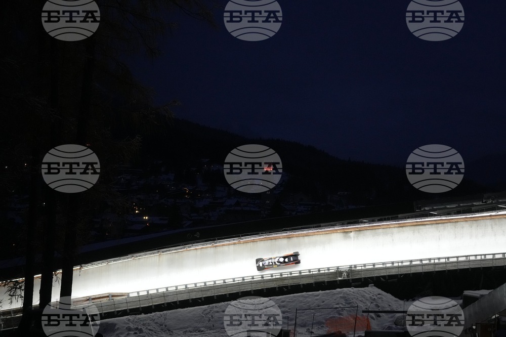 Italy Milan Cortina Winter Olympics Sliding Test