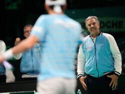 CORRECTION Italy Davis Cup Tennis