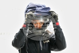 Italy Milan Cortina Winter Olympics Sliding Test