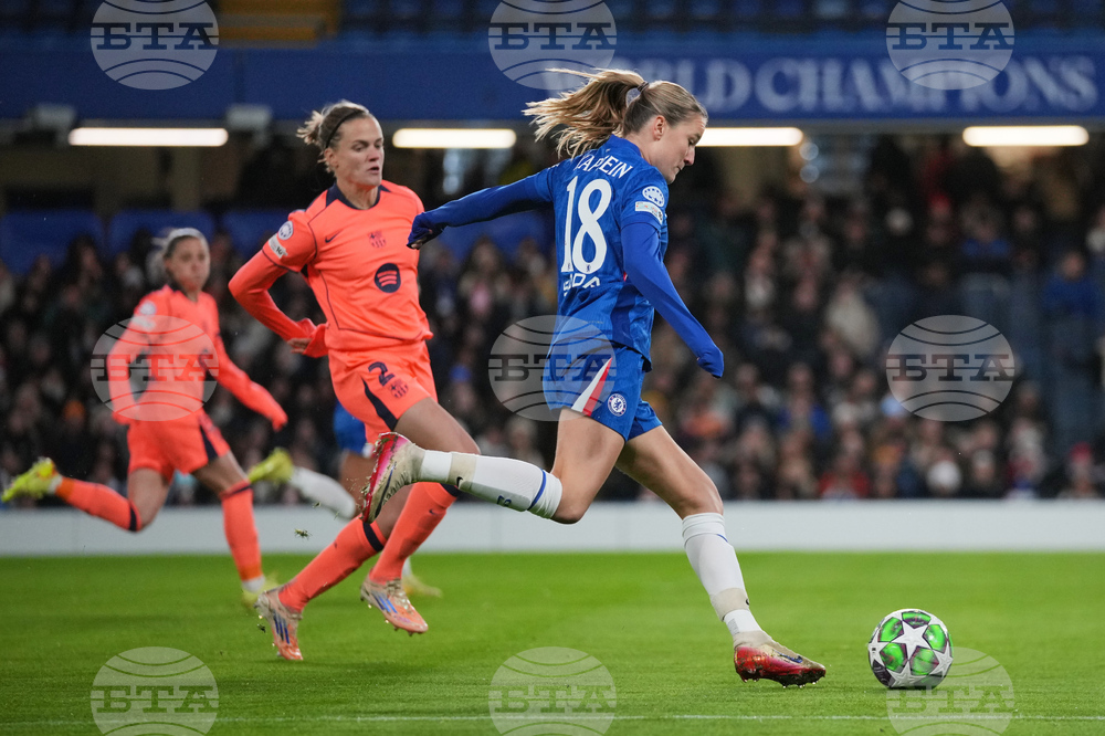 Britain Women's Champions League Soccer