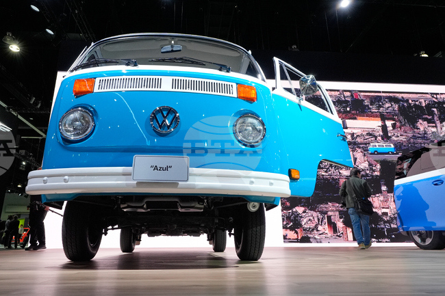 California Wildfire Blue Bus