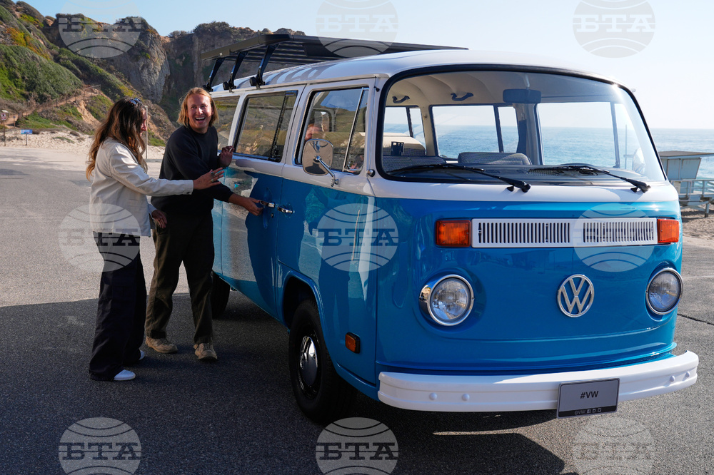California Wildfire Blue Bus