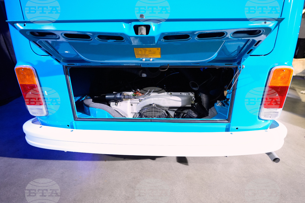 California Wildfire Blue Bus