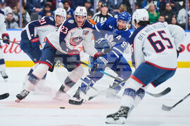 Blue Jackets Maple Leafs Hockey