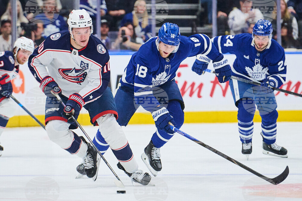 Blue Jackets Maple Leafs Hockey