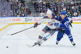 Blue Jackets Maple Leafs Hockey