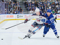 Blue Jackets Maple Leafs Hockey