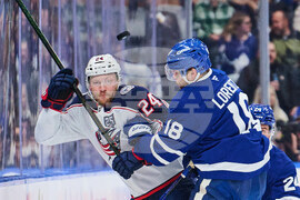 Blue Jackets Maple Leafs Hockey