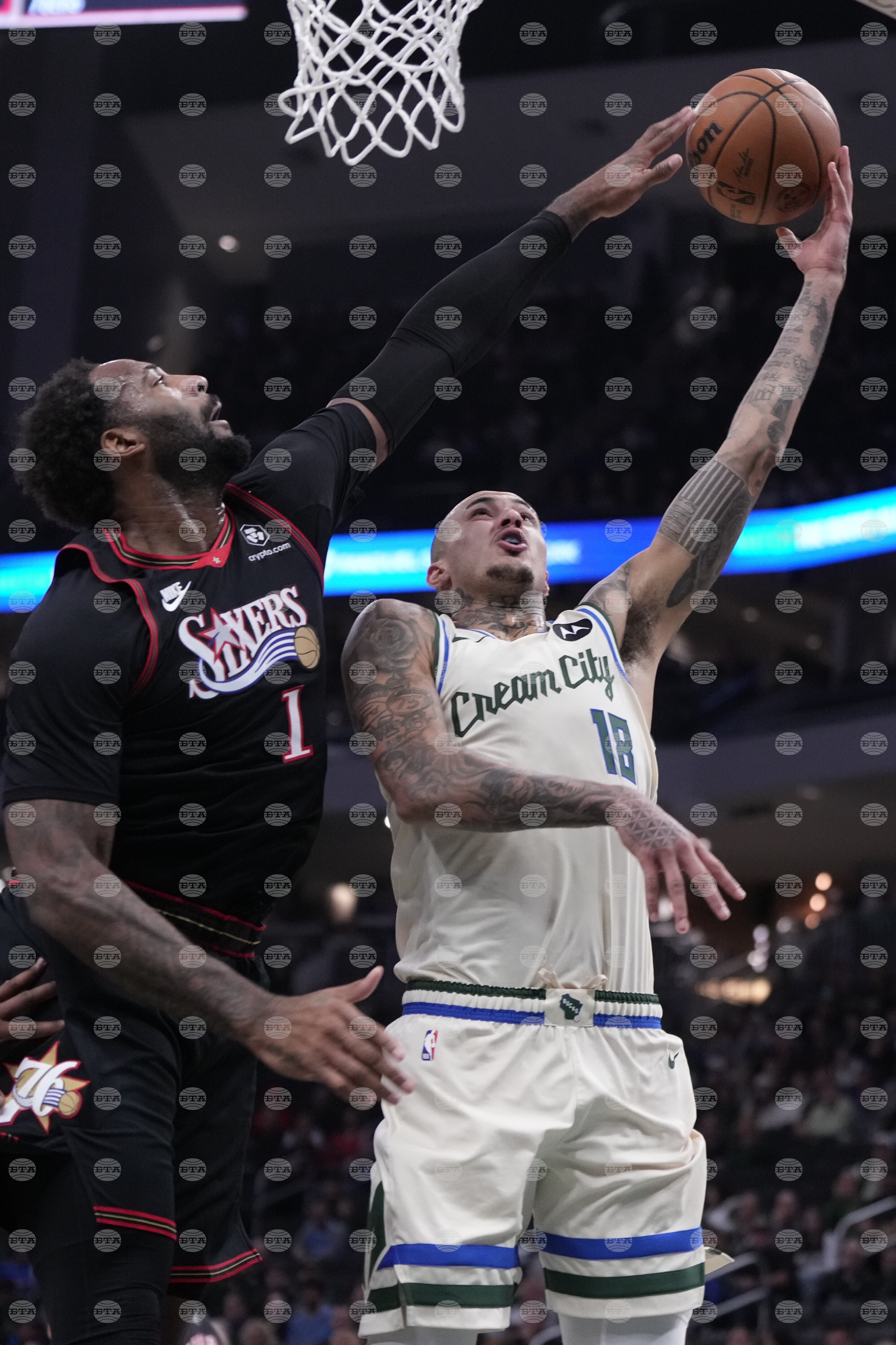 76ers Bucks Basketball