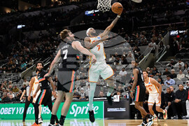 Hawks Spurs Basketball