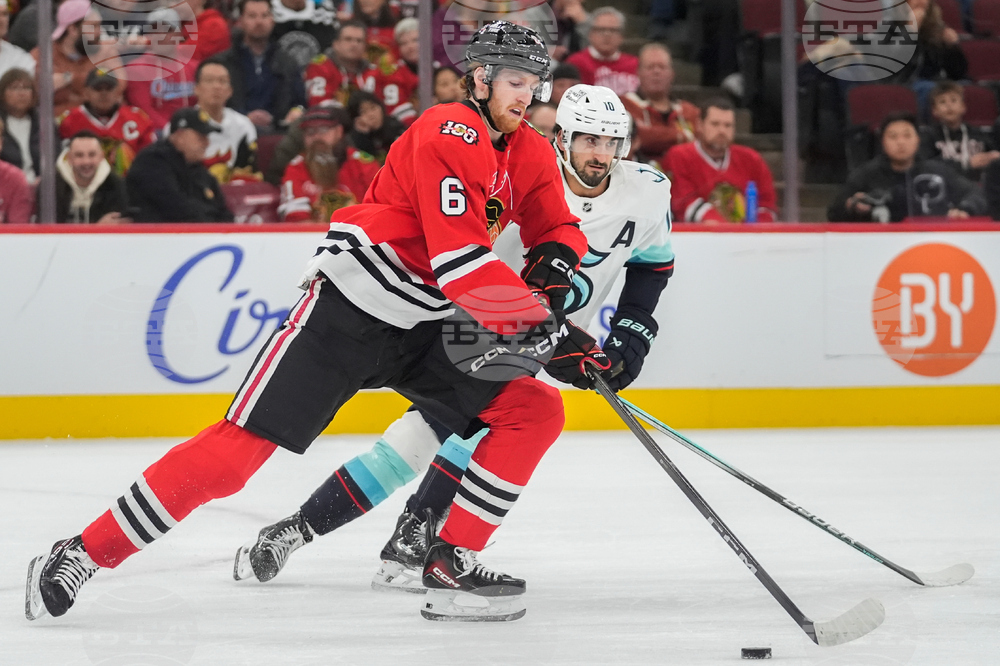 Kraken Blackhawks Hockey