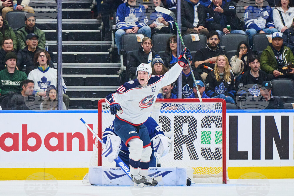 Blue Jackets Maple Leafs Hockey