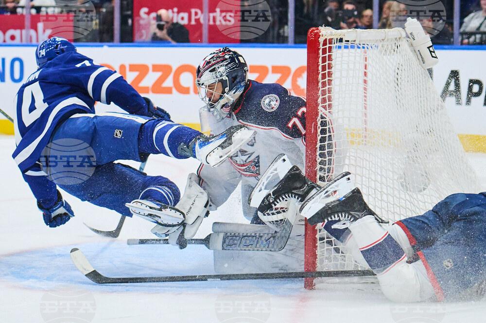 Blue Jackets Maple Leafs Hockey