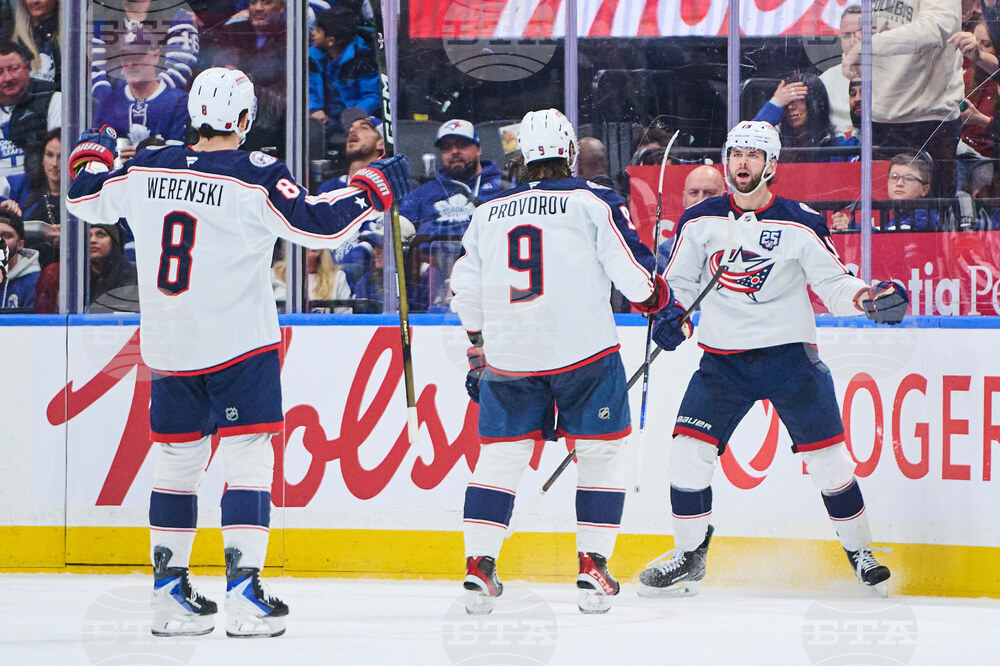 Blue Jackets Maple Leafs Hockey