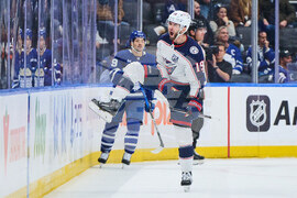 Blue Jackets Maple Leafs Hockey