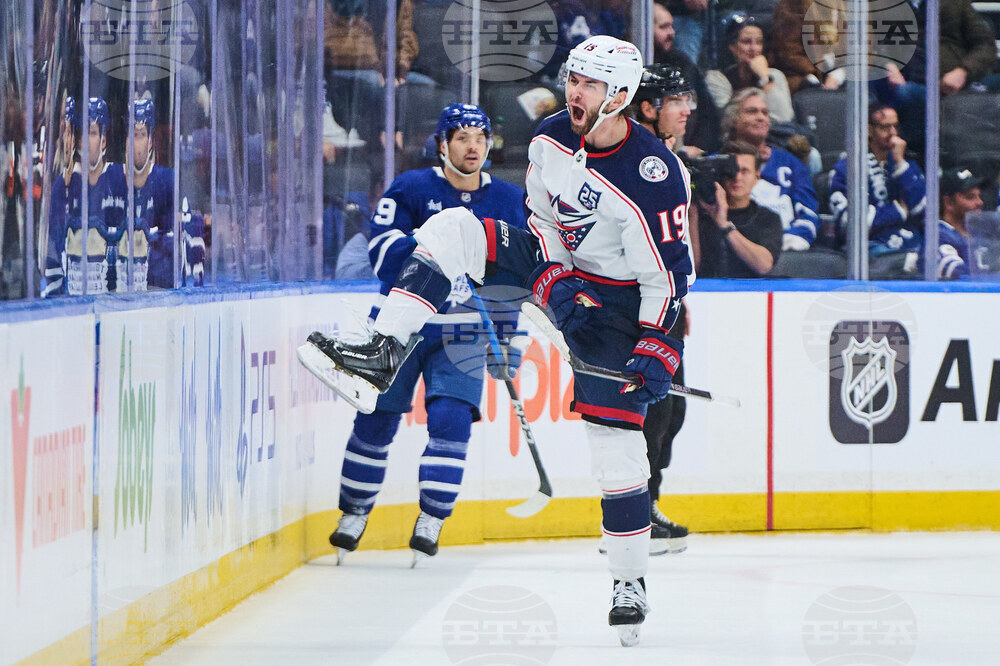 Blue Jackets Maple Leafs Hockey