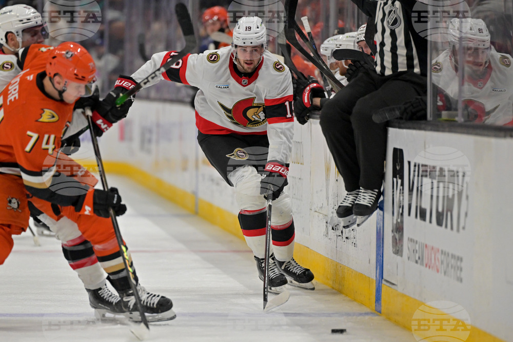 Senators Ducks Hockey