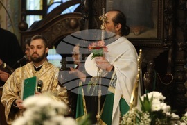 Въведение Богородично - патриарх Даниил - литургия