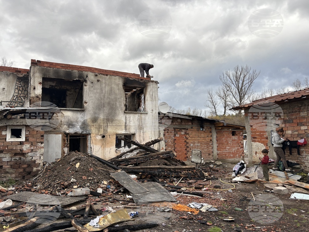 Село Ковачевци - къща - пожар - помощи