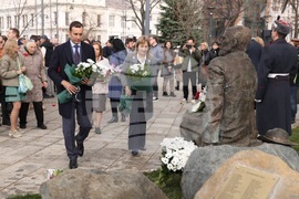 Захарий Стоянов- паметник - откриване