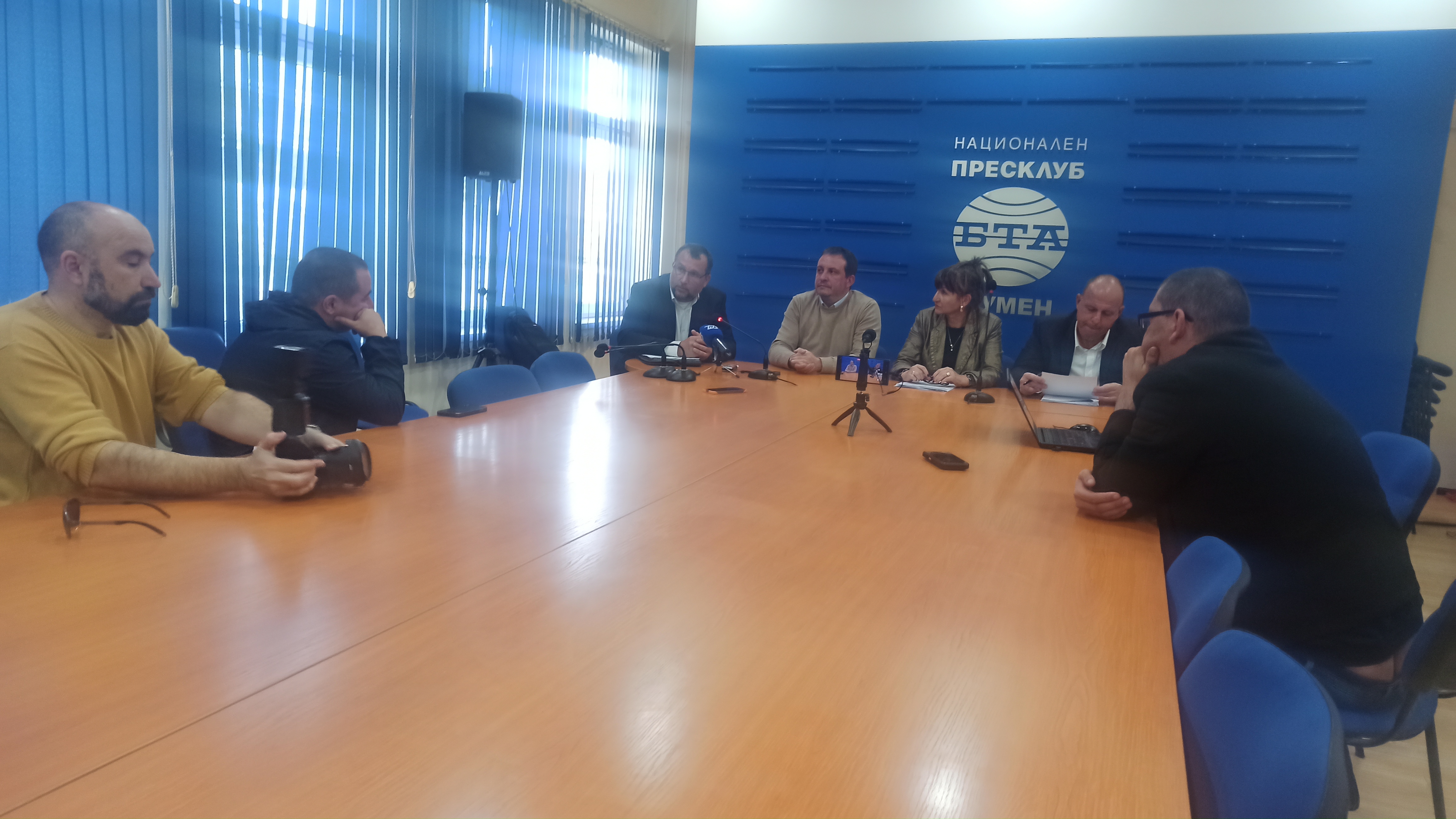 Пресконференция на общински съветници от ГЕРБ - Шумен на тема „Предстоящото заседание на Общинския съвет в Шумен“