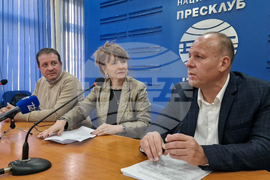 Национален пресклуб на БТА Шумен - пресконференция - общински съветници от ГЕРБ