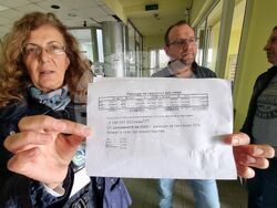 Ямбол - Териториално поделение на НОИ - протест