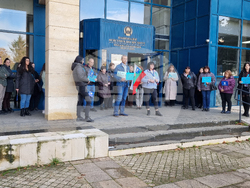 Враца - НОИ - служители - протест