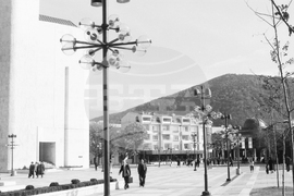 Изглед от центъра на Благоевград