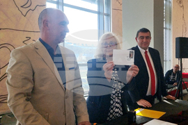 Стара Загора - „100 години опера в Стара Загора“ - пощенска марка - валидирана