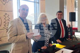 Стара Загора - „100 години опера в Стара Загора“ - пощенска марка - валидирана