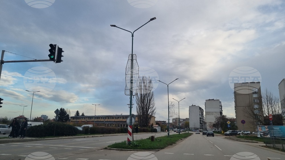 Търговище - коледна украса