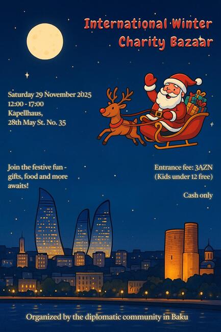 Българското посолство в Баку ще организира коледен благотворителен базар на 29 ноември