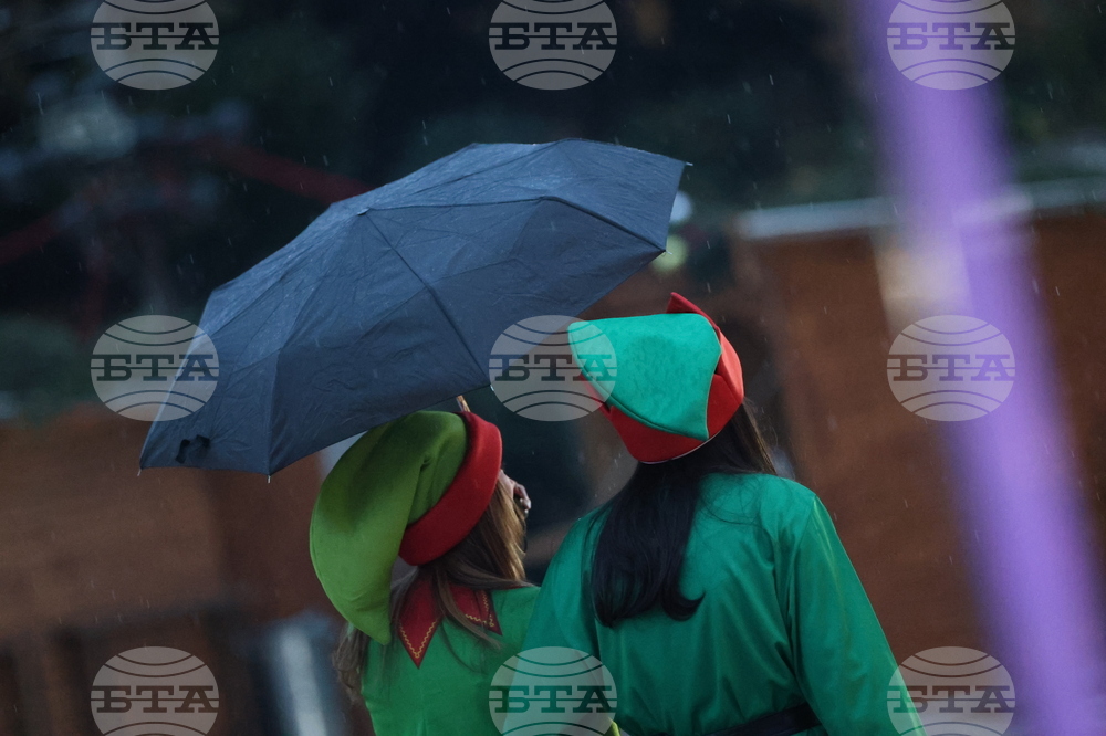 Благоевград - коледни светлини - запалване