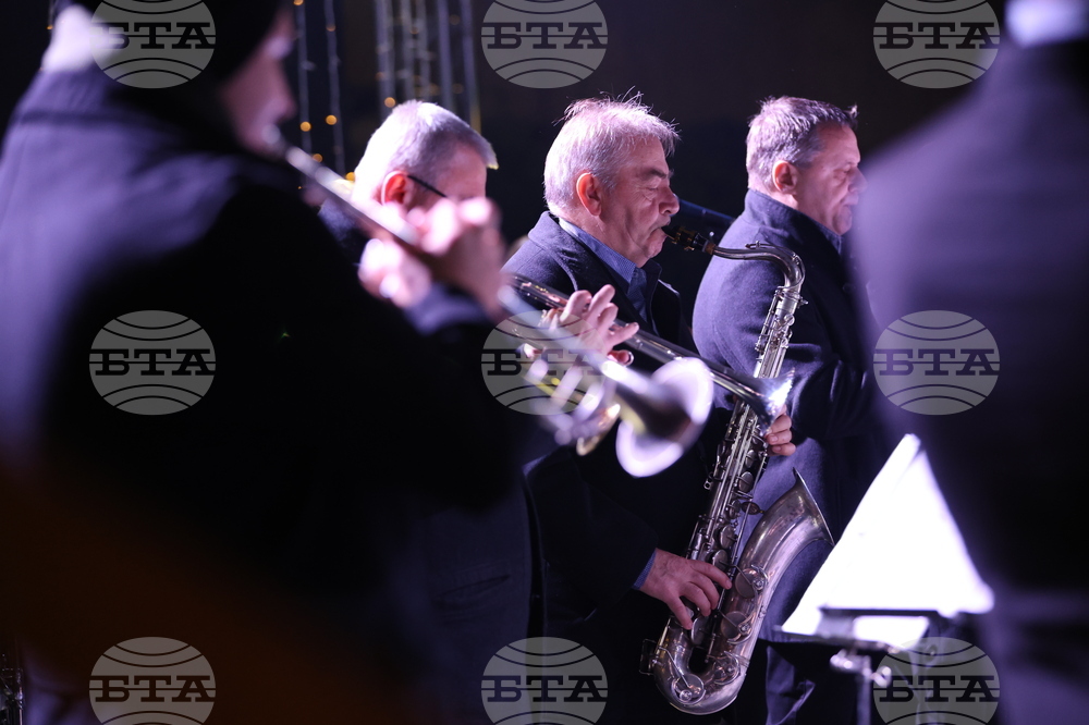 Благоевград - коледни светлини - запалване