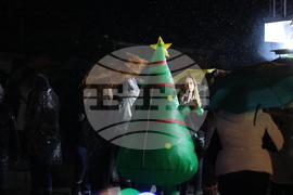 Благоевград - коледни светлини - запалване